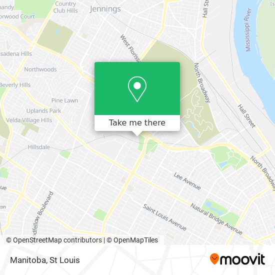 Mapa de Manitoba