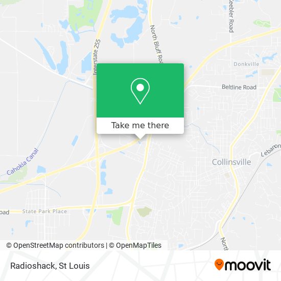 Radioshack map