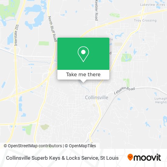 Collinsville Superb Keys & Locks Service map