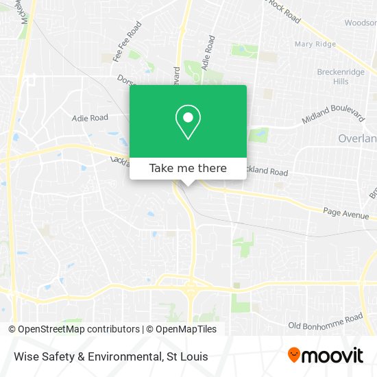 Wise Safety & Environmental map