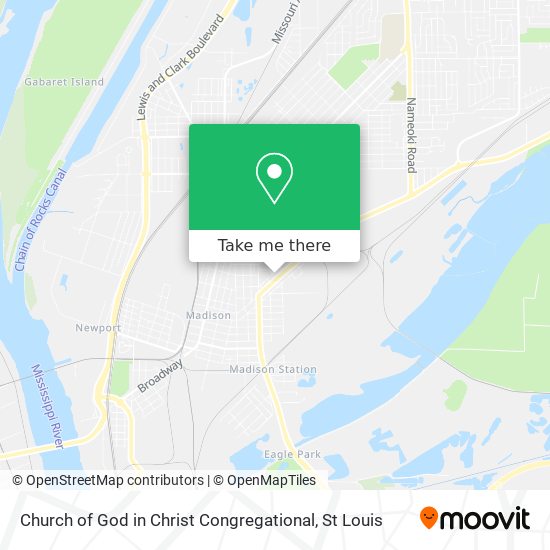 Mapa de Church of God in Christ Congregational