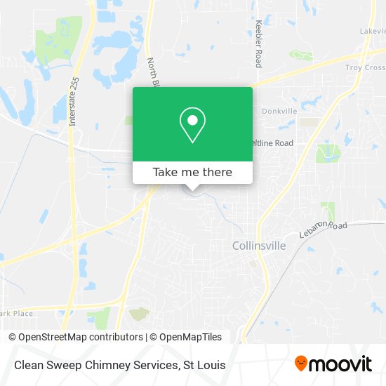 Clean Sweep Chimney Services map