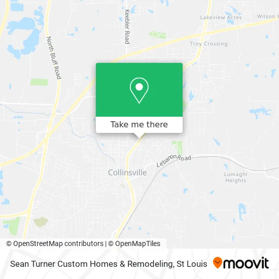 Sean Turner Custom Homes & Remodeling map