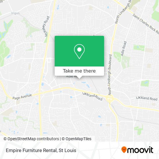 Empire Furniture Rental map