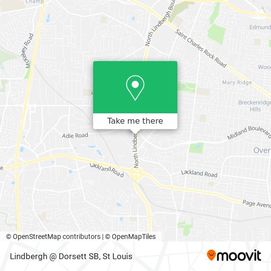 Lindbergh @ Dorsett SB map