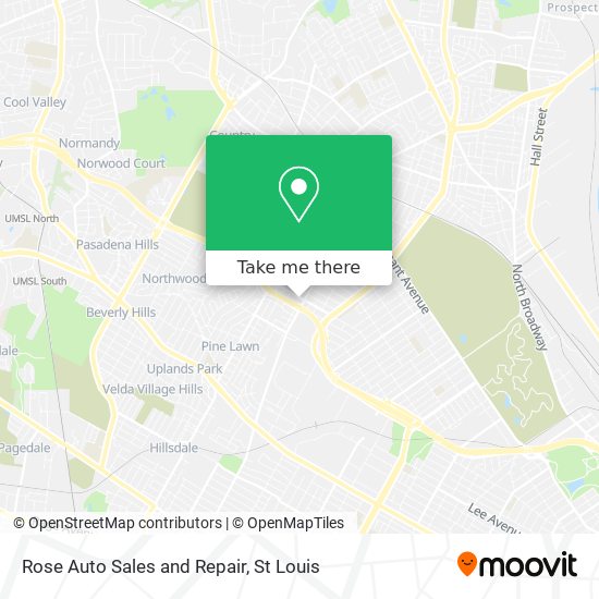 Mapa de Rose Auto Sales and Repair