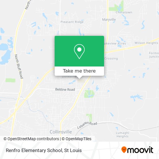 Renfro Elementary School map