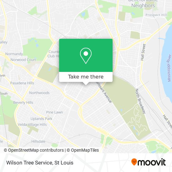 Wilson Tree Service map