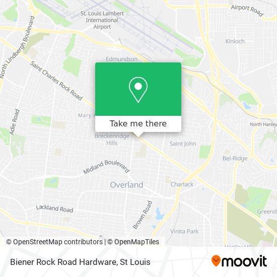 Mapa de Biener Rock Road Hardware