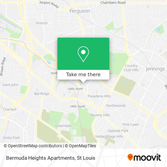 Mapa de Bermuda Heights Apartments