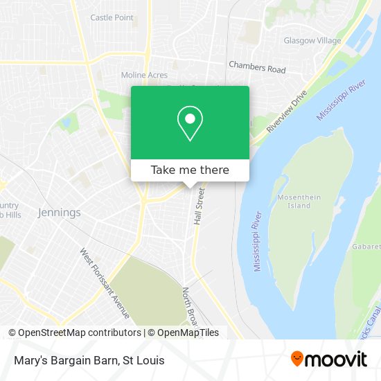 Mary's Bargain Barn map