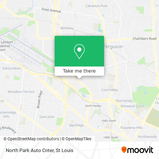 North Park Auto Cnter map