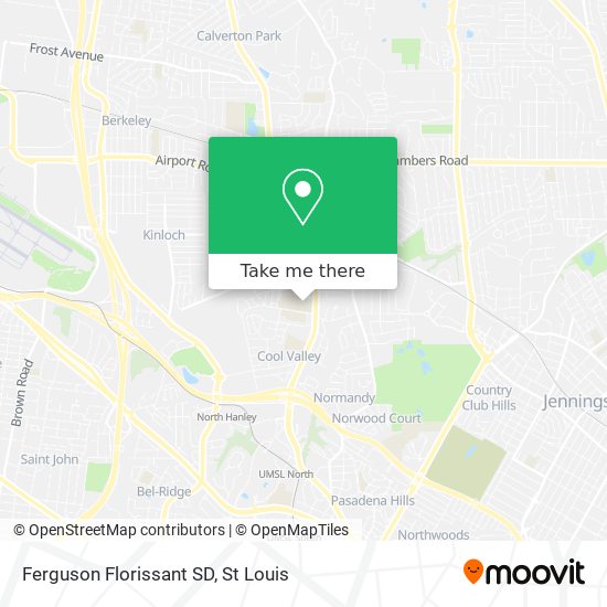 Mapa de Ferguson Florissant SD