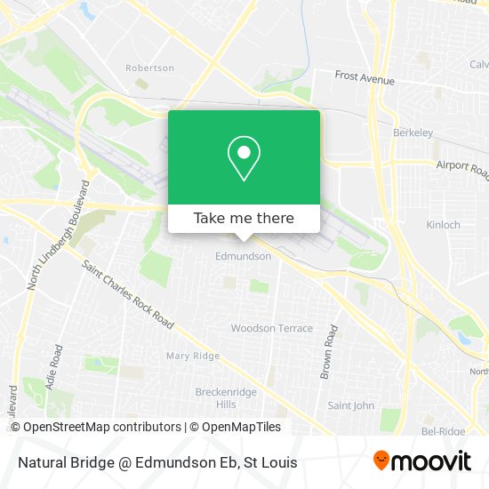 Mapa de Natural Bridge @ Edmundson Eb