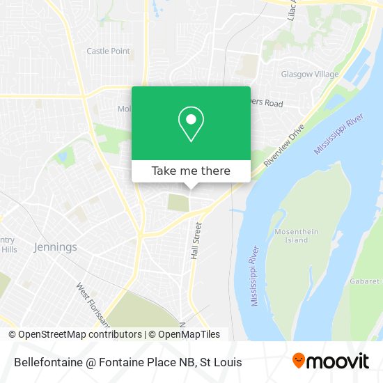 Mapa de Bellefontaine @ Fontaine Place NB