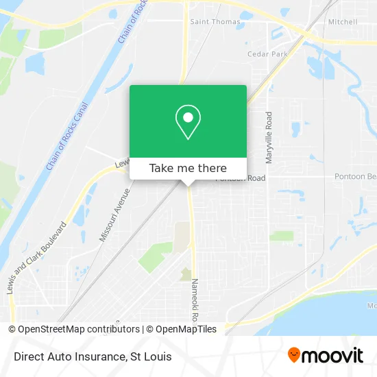 Direct Auto Insurance map