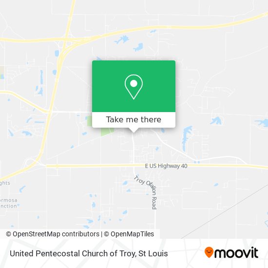 United Pentecostal Church of Troy map