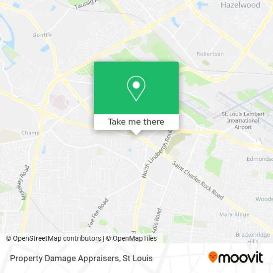 Property Damage Appraisers map