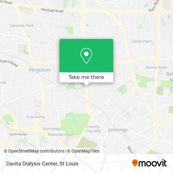 Davita Dialysis Center map