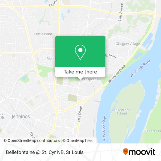 Mapa de Bellefontaine @ St. Cyr NB