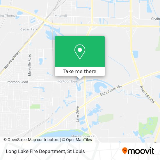 Long Lake Fire Department map