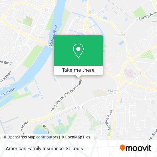 American Family Insurance map