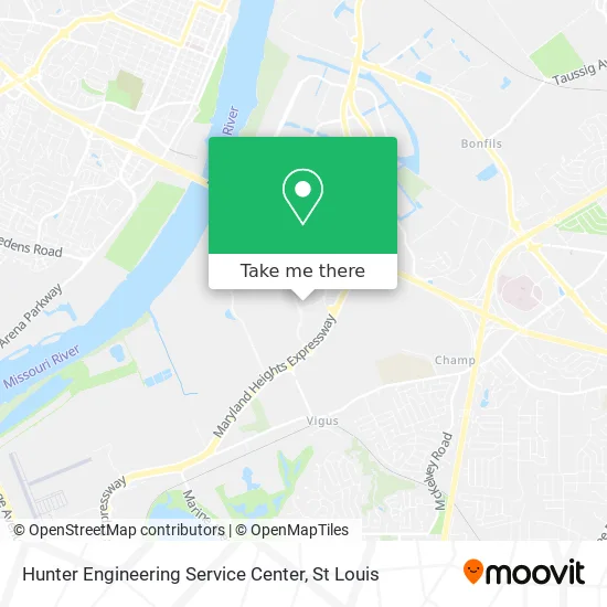 Mapa de Hunter Engineering Service Center
