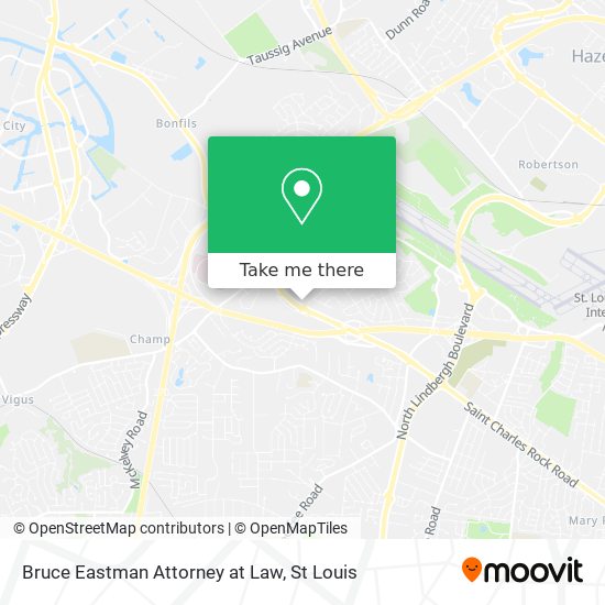 Bruce Eastman Attorney at Law map