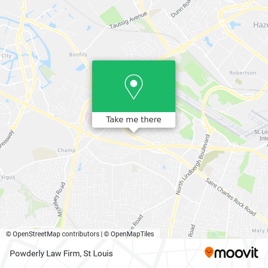 Powderly Law Firm map