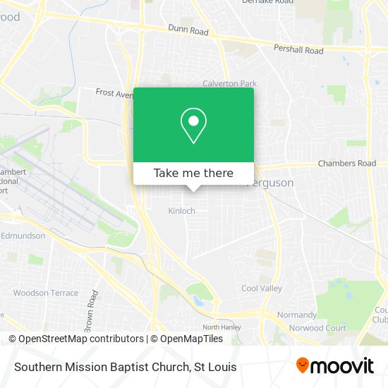 Southern Mission Baptist Church map