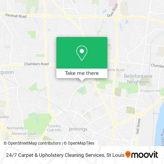 Mapa de 24 / 7 Carpet & Upholstery Cleaning Services