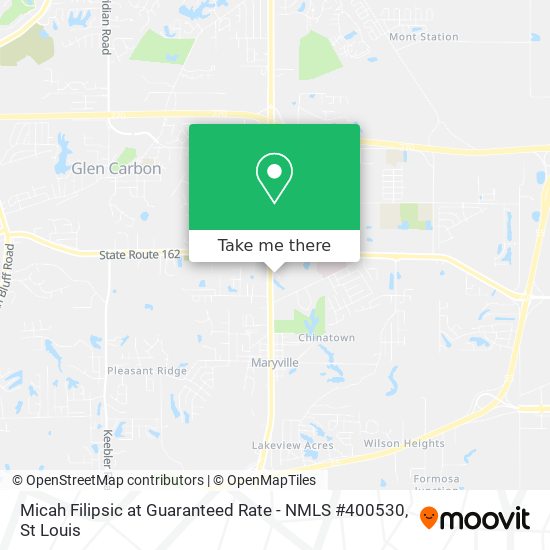 Micah Filipsic at Guaranteed Rate - NMLS #400530 map