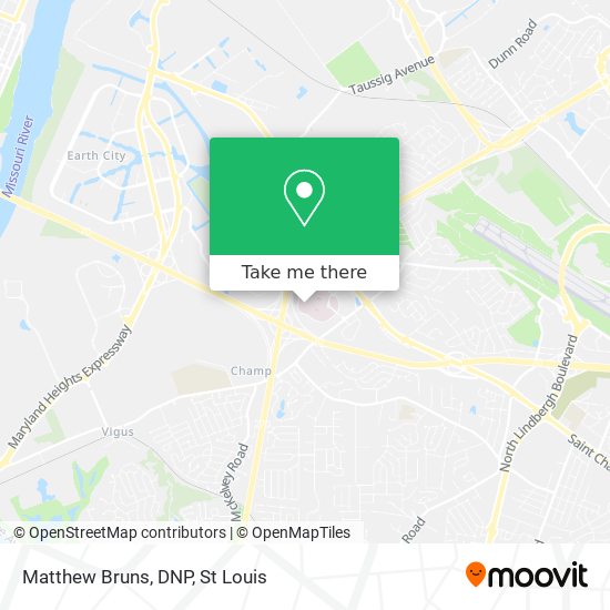 Mapa de Matthew Bruns, DNP