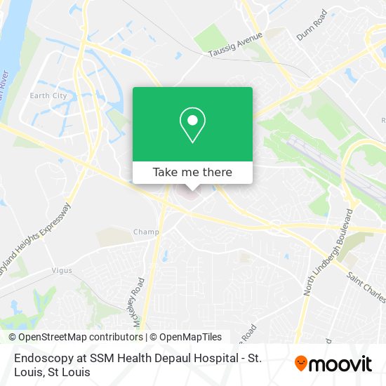 Endoscopy at SSM Health Depaul Hospital - St. Louis map