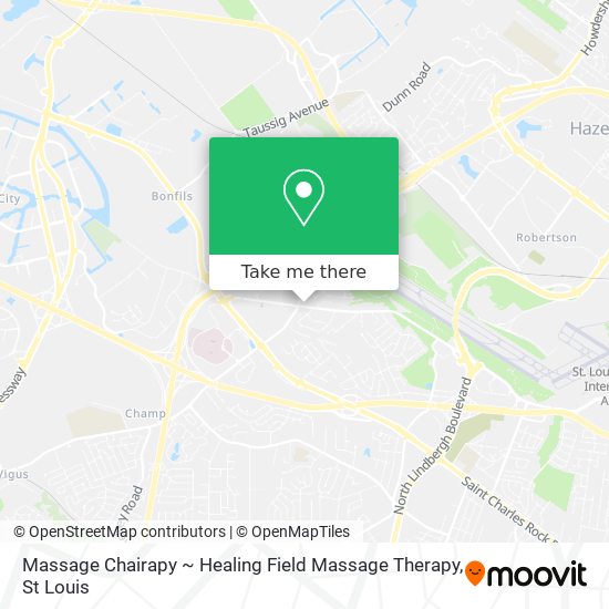 Massage Chairapy ~ Healing Field Massage Therapy map