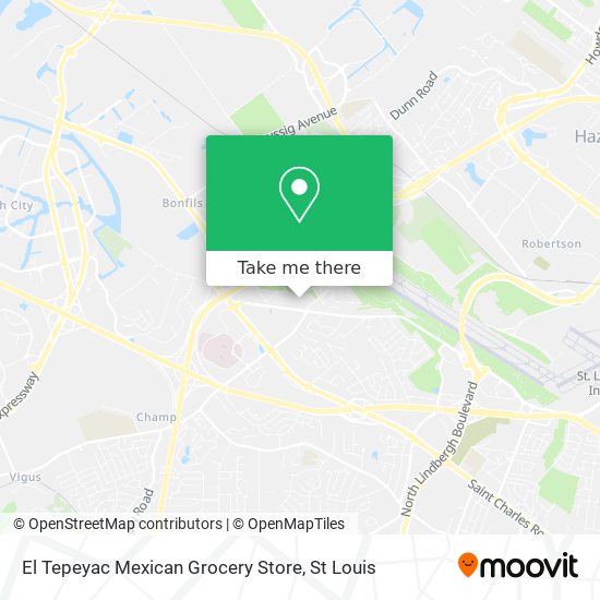 El Tepeyac Mexican Grocery Store map
