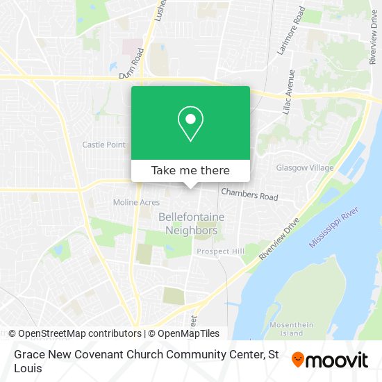 Grace New Covenant Church Community Center map