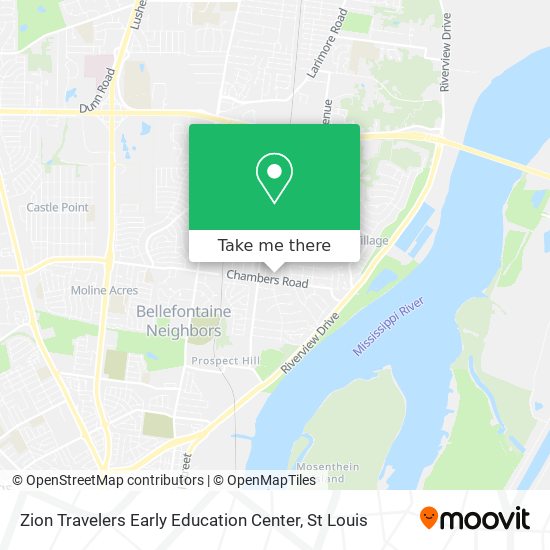 Zion Travelers Early Education Center map