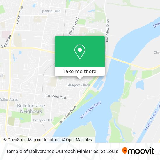 Temple of Deliverance Outreach Ministries map