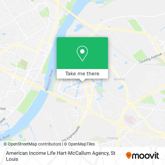 American Income Life Hart-McCallum Agency map