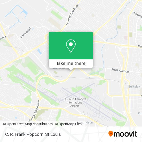 Mapa de C. R. Frank Popcorn