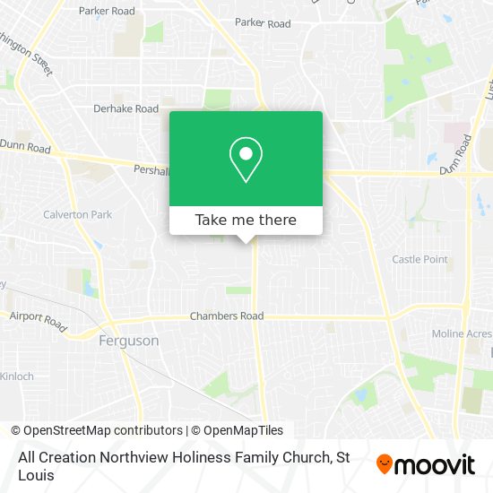 All Creation Northview Holiness Family Church map