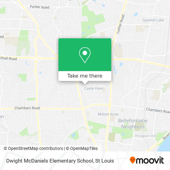 Dwight McDaniels Elementary School map
