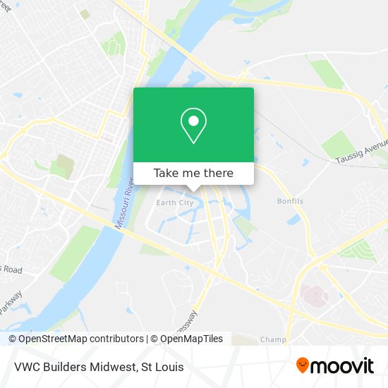 VWC Builders Midwest map