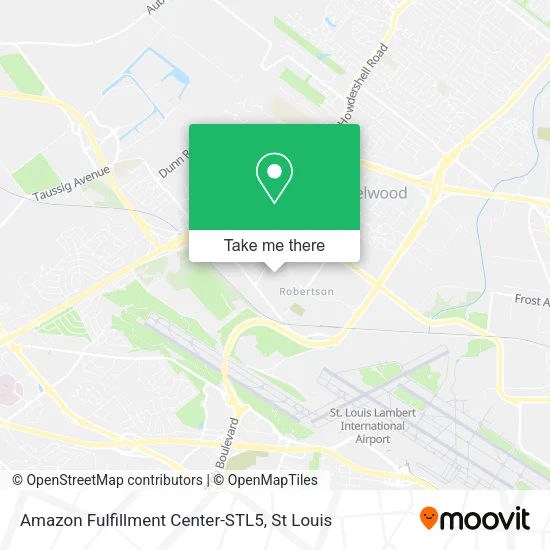 Mapa de Amazon Fulfillment Center-STL5