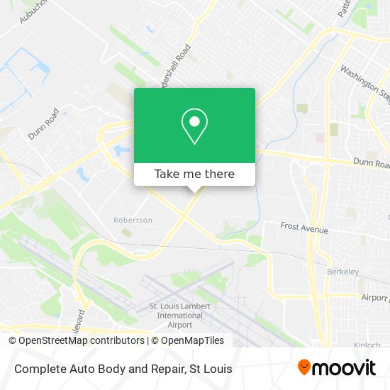 Complete Auto Body and Repair map