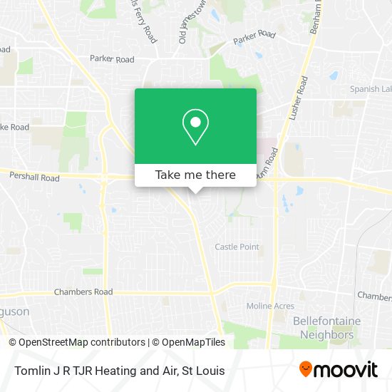 Mapa de Tomlin J R TJR Heating and Air