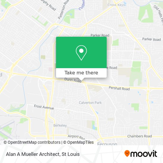 Alan A Mueller Architect map