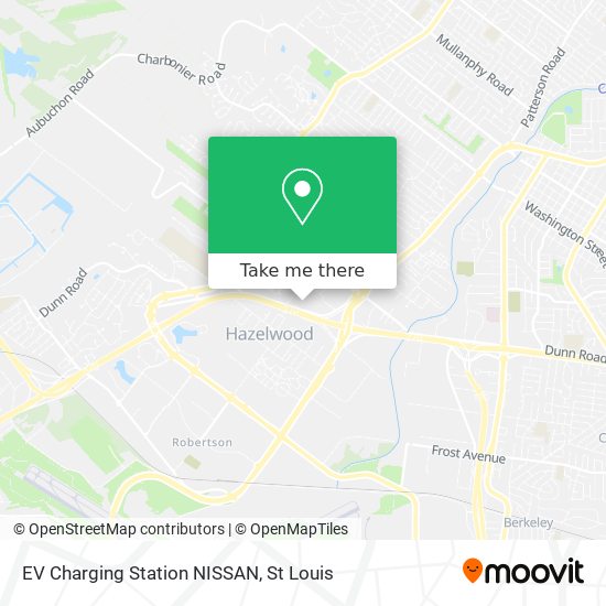 EV Charging Station NISSAN map