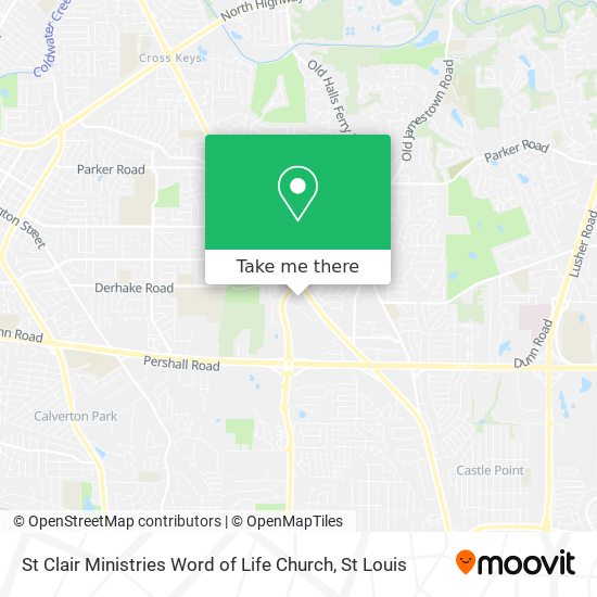 St Clair Ministries Word of Life Church map